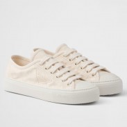 Prada Women's Sneakers in Natural Fabric 