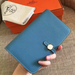 Replica Hermes Constance Long Wallet In Malachite Epsom Leather