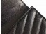Saint Laurent Monogram Clutch In Black Grained Leather