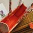 Prada Symbole Large Bag in Orange and White Jacquard Fabric