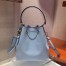 Prada Bucket Bag In Light Blue Saffiano Leather