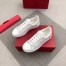 Valentino Women's Backnet Sneakers With White Heel